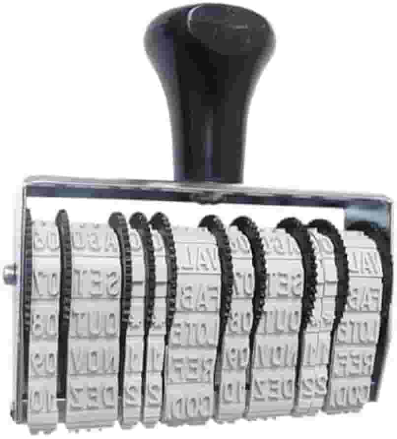 Carimbo Datador Duplo Kanji Linear Com Val/fab 5mm 3505