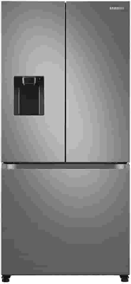 Geladeira Samsung RF49A Inverter Frost Free 3 Portas com Dispenser de Água 470L Inox Look 220V