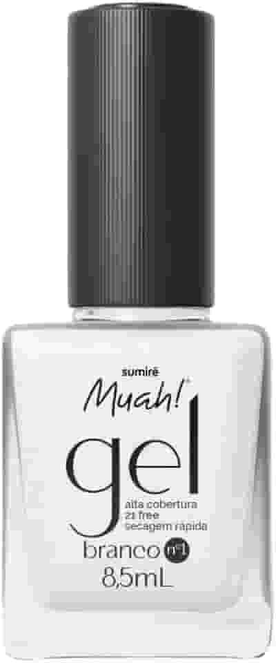 Esmalte Muah Gel Branco N.1 8,5ml