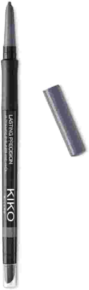 KIKO MILANO, Unlimited Precision Automatic Eyeliner & Khol, Lápis de Olho Retrátil, Cor 15 Satin Steel