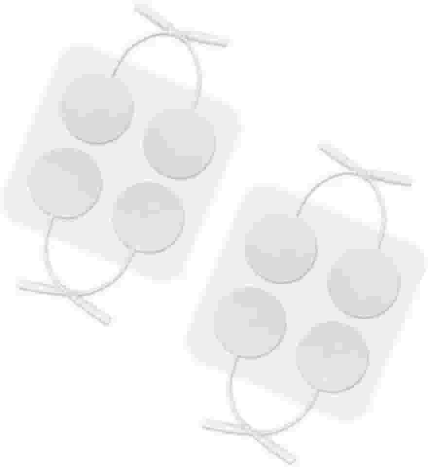Eletrodos para Aparelho Eletroestimulador Massagem Fisioterapia tamanho 3cm Kit com 8 unidades encaixe 2mm