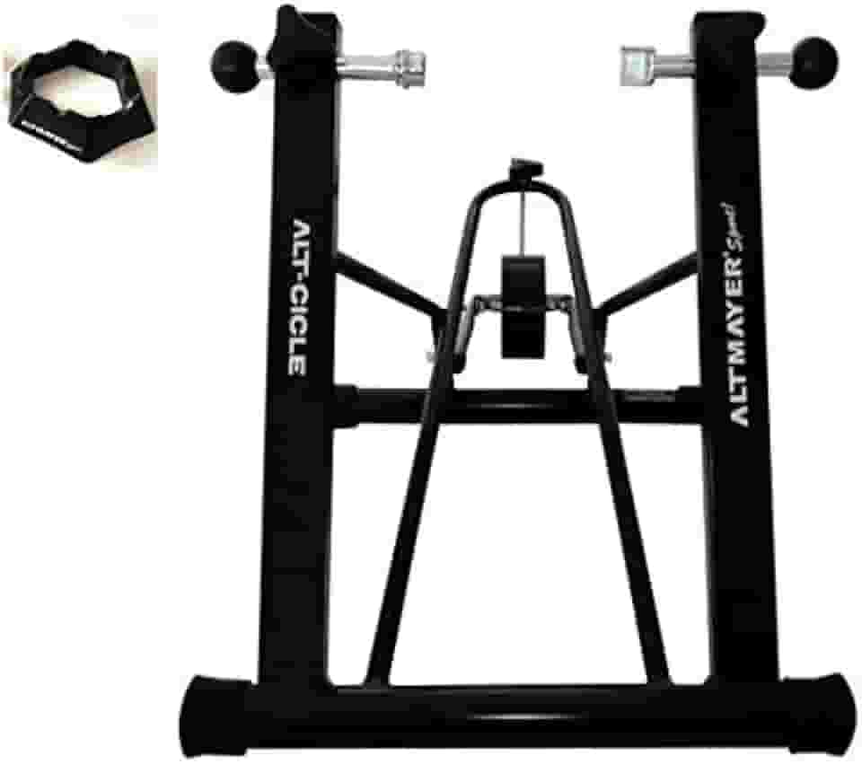 Rolo de Treino Bike Para Exercícios + base niveladora pneu dianteiro