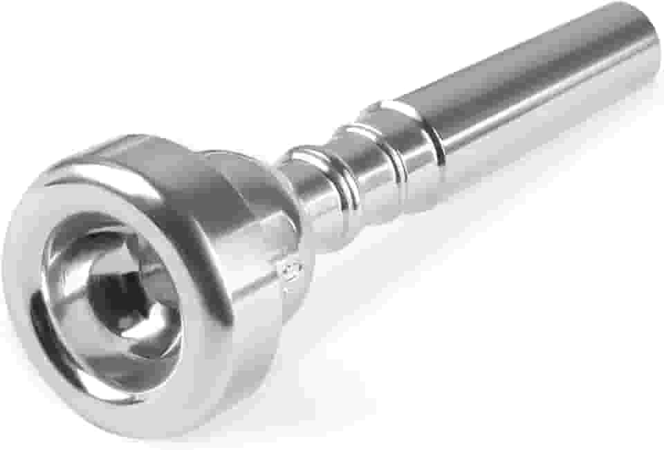 Bocal para Trompete 7C Laqueado, Acessórios de Trompete, para Iniciantes, Bocal de Trombone, Prata, Trompete, Trombone
