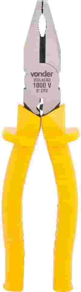 Vonder, Alicate Universal 8", Para Eletricista, Profissional, Crv, 1.000 V.
