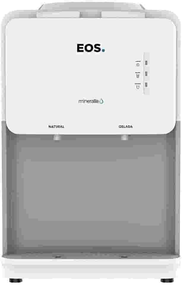 Bebedouro de Mesa para Garrafão EOS Mineralle Compacto com Compressor Branco EBC03B 110V