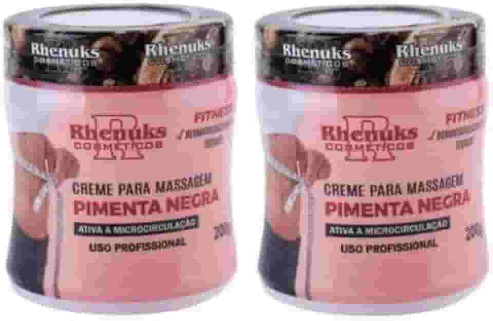 Gel Lipo Redutor de medidas Corporal e Abdominal Pimenta Negra Rhenuks