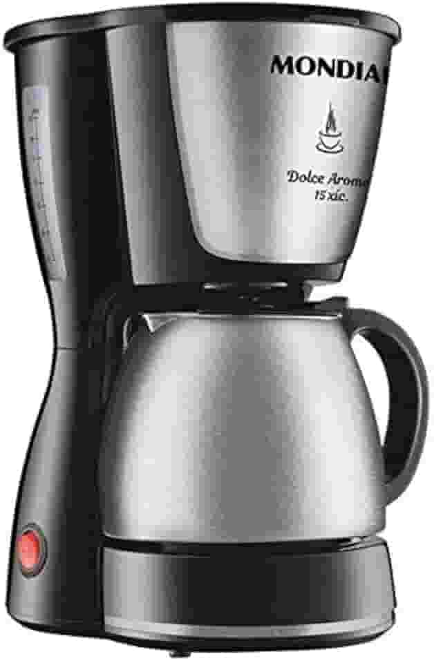 MONDIAL Cafeteira Elétrica Dolce Arome, Preto/Inox, 550W, 110V - C-34 JI 15X