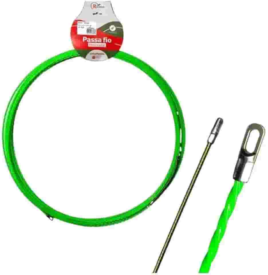 Rohdina Passa Fio Helicoidal, 15 Metros, Capacidade 150kg, Verde