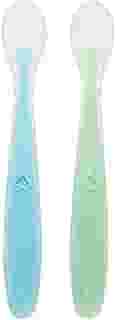 Buba Kit Colher Silicone Azul E Verde