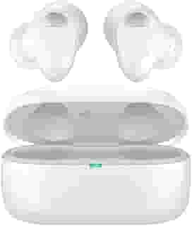 LG Fones de ouvido sem fio Tone Free T80 Dolby Atmos, cancelamento de ruído adaptável, resistente à água IPX4, até 36 horas de vida útil da bateria, branco