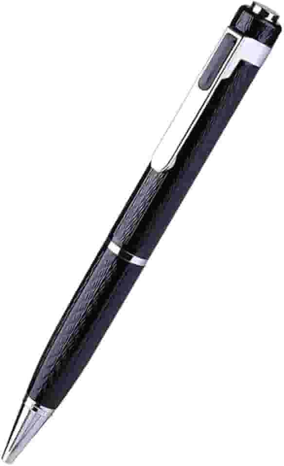 Caneta Gravadora de Voz - Gravação Discreta Sem Luz | Microfone Omnidirecional | MP3, Pen Drive e Caneta | 20h de Bateria | Ideal para Reuniões, Aulas, Entrevistas e Profissionais