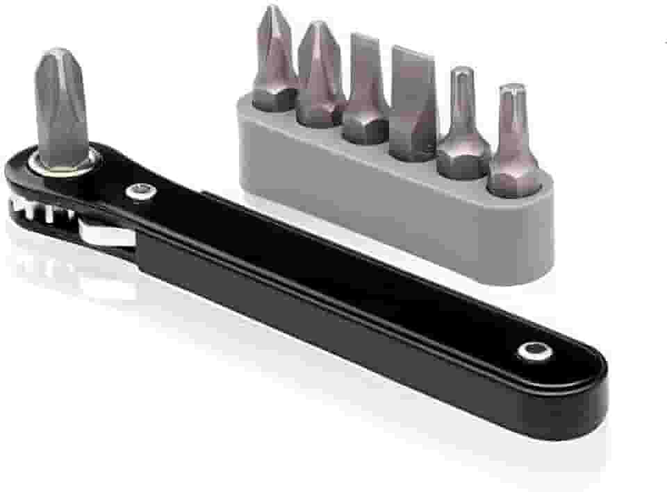 Conjunto de mini chaves de fenda e brocas de catraca Neiko 03044A, tamanho do bolso de 1/4 polegada