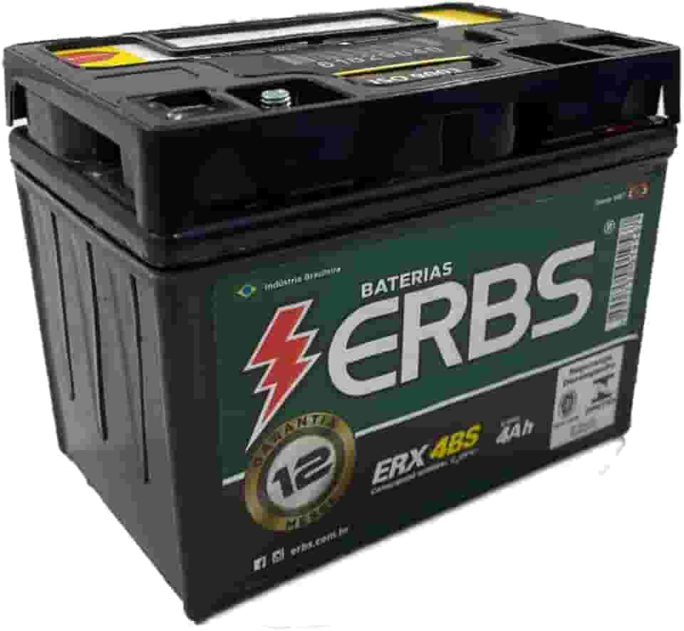 Bateria para Motocicleta, 4Ah, 12 Volts, tais como HONDA Titan 125 00-04 / FAN 125 05-08 / BROS 125 / BIZ 100
