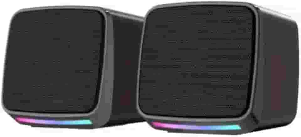 Caixa de Som PC USB RGB Compacta e Potente Conexão P2 e USB para TV Notebook - Caixinha de Som Premium®