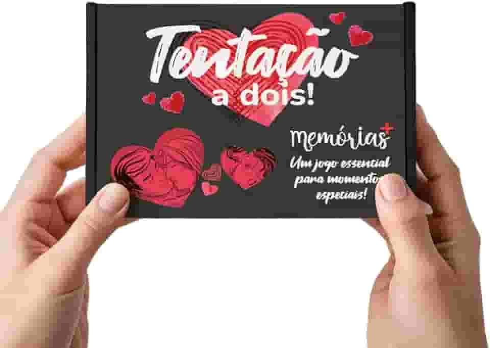 Jogo Tabuleiro Tentação a Dois - Jogo de Casal - Entretenimento- Brincadeira