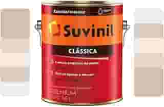 Tinta Látex Parede Clássica Suvinil Fosca 3,2l Cores Claras e Neutras (Crômio)