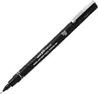 Caneta Técnica 0.5 mm Pin Fine Line, Uni-Ball, Preta, Blister com 1 unidade