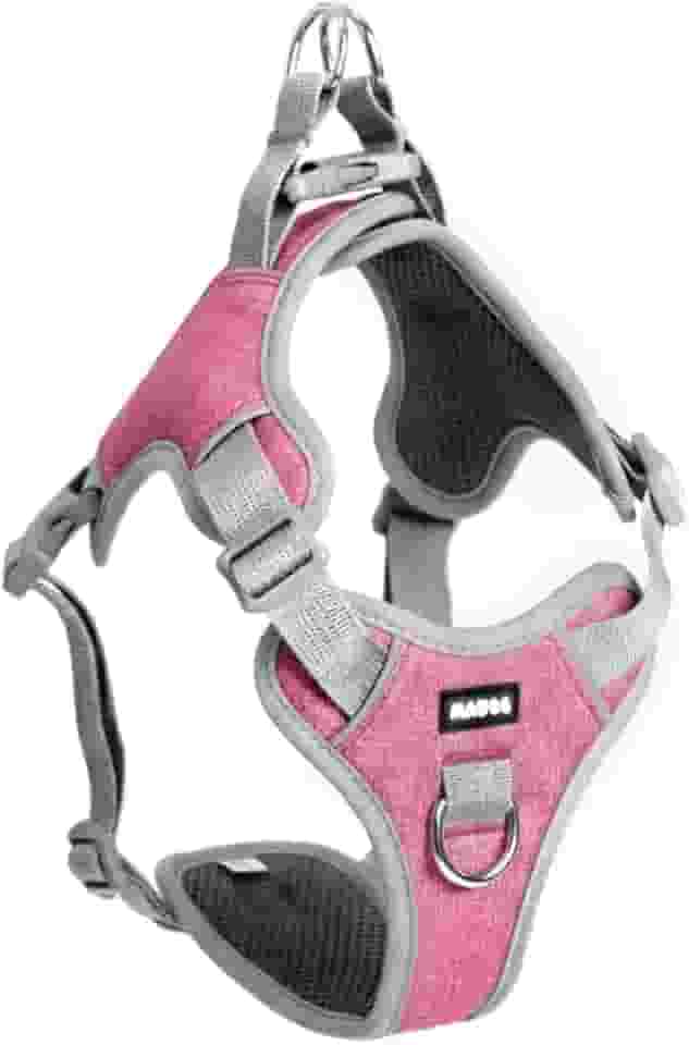 Coleira Peitoral Antipuxão para Cachorro MADOG Comfort (Rosa, G)