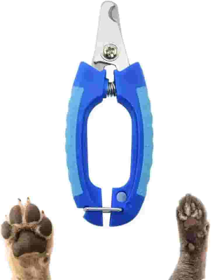 Alicate Cortador de Unhas para Cães e Gatos - Aço Inoxidável com Cabo Ergonômico para Animais de Estimação