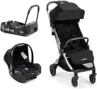 Travel System Maxi-Cosi, Eva³, Essential Black Champagne