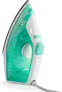 Ferro de passar seco e vapor Electrolux base antiaderente ceramica vapor vertical extra anti gotejamento 1200W cabo 1,65m verde SIE70 127V
