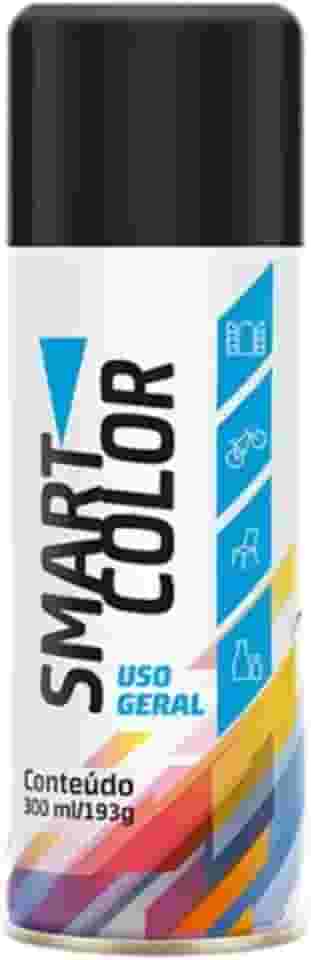 Tinta Em Spray 300ml Para Madeira, Plástico, Metal, Cerâmica Uso Geral Acabamento Brilhante Cores Unidade Escritex (Preto)