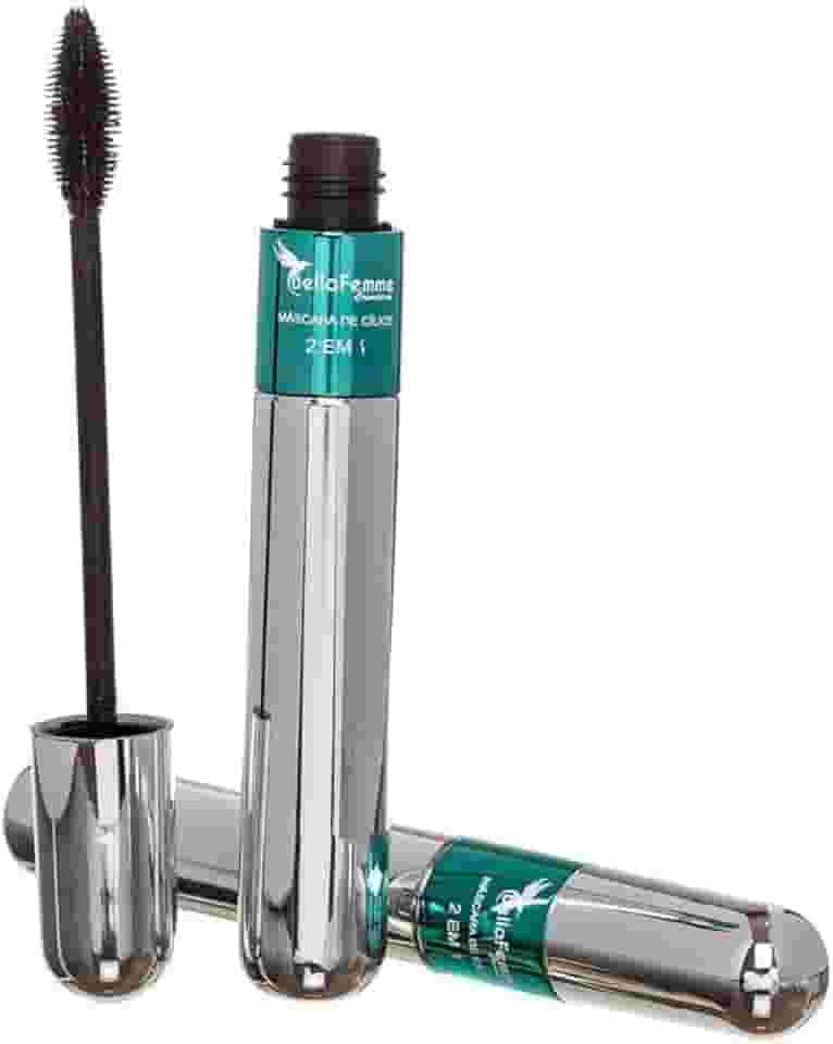 Rímel Bella Femme 4D – Máscara 2 em 1 para Cílios Longos, Cheios e Definidos