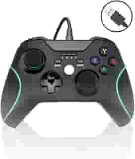 Controle Manete Com Fio Usb Compatível Com Xbox One Pc Gamer