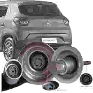 Trava Antifurto Anti Roubo Estepe Compatível com Kwid 2017 Em Diante Sparelock Com Mais de 10.000 Segredos FT45