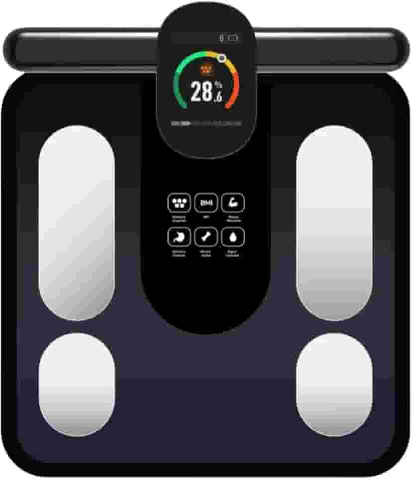 Balança Bodyscan Bioimpedancia Vision Preta Relaxmedic