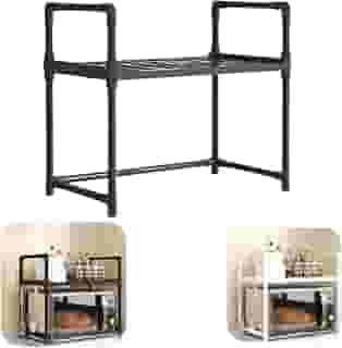Suporte Organizador para Micro-ondas, 2 Níveis, 47x48x26cm, Capacidade 30kg