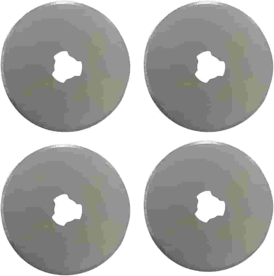 Lâminas de Corte Cortador Circular Disco 45mm kit com 4 - Artesanato Patchwork