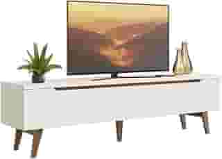Rack para TV até 75 Polegadas Madesa Reims 2 Portas 1 Gaveta - Branco