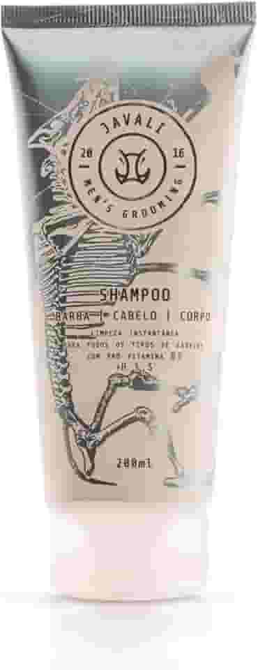 Shampoo Masculino Corpo, Cabelo e Barba Men's Grooming 200 ml 3 em 1 Hidratante Limpeza Profunda