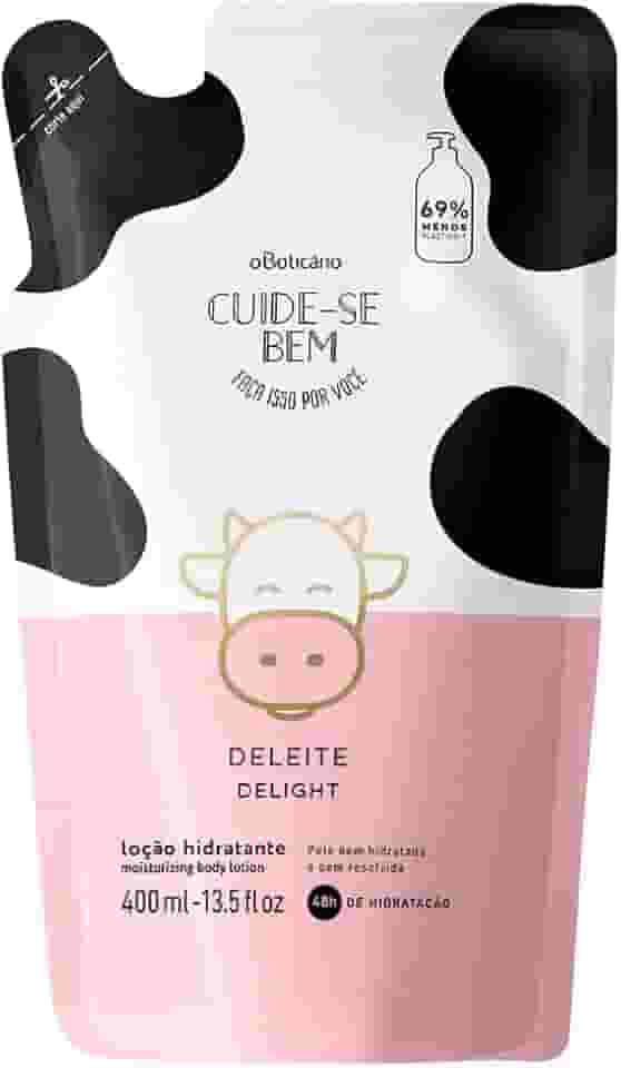 Hidratante Cuide-se Bem - Deleite refil - oBoticario -400ml