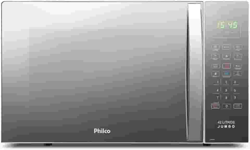 Micro-ondas Philco PMO42EB Jumbo Tira Odor 42L 1560W 127V Espelhado Branco