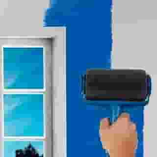 Rolo de Pintura com Reservatório – Pintura Profissional Rápida e Limpa, Sem Sujeira, Sem Goteiras, Ideal para Paredes, Tetos e Rodapés