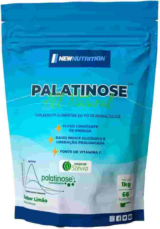 Palatinose Isomaltulose All Natural - 1000G Limão - Newnutrition, Newnutrition
