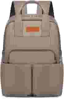 Bolsa Maternidade Mochila Feminina Impermeável Multifuncional Espaçosa para a Mamãe e o Bebê com Bolsos para Mamadeira Alças para Carrinho de Bebê e Porta Lenço Umedecido (Cinza)