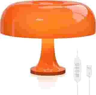 Lâmpada Moderna de Meados Do Século, Lâmpada de Cabeceira com 3 Modos de Iluminação, Luminaria Cogumelo, Abajur, Abajur Quarto, Luminaria de Mesa, Abajur de Mesa, Luminaria, Luminaria Quarto