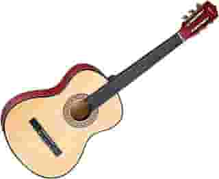 Violão Acústico Tradicional para Iniciantes, 6 Cordas de Aço, Bege, 38', Madeira Birch/Basswood