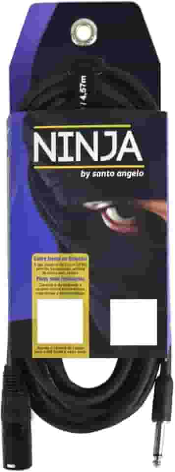 Cabo Santo Angelo Ninja NM E-20 P10 Mono/XLR Macho 10 FT/3,05 Metros