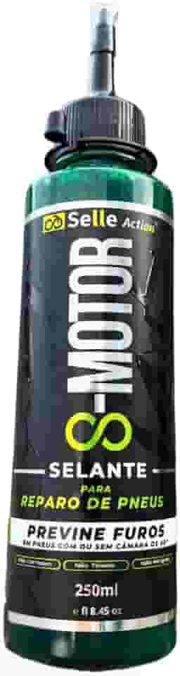 Selante S-MOTOR 250ml - Universal para Pneus (Tubeless/Câmara) - Selle Action