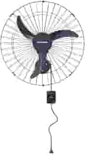 Ventisol Ventilador de Parede Oscilante, 3 Pás Premium, Preto, 60cm, 127V