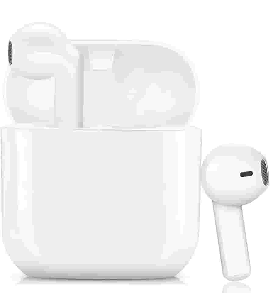 Fones de ouvido Bluetooth, sem fio, graves profundos, estéreo, 24h, ciclo, de reprodução intra-auricular, sem fio, à prova de suor, fones de ouvido esportivos com microfone embutido