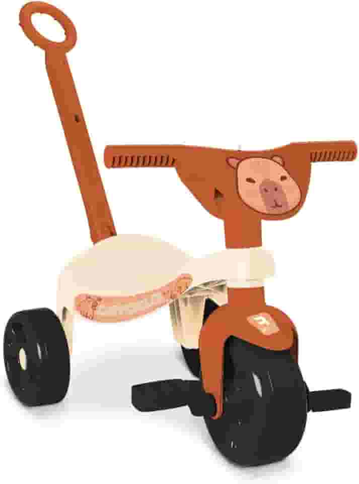 Triciclo Infantil Tchuco Motoca Com Hastes (Capivara)