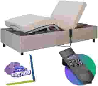 Cama Articulada Motorizada Zeus Pilati com Colchão Hospitalar e Capa Impermeável original Pilati - Bivolt - Capacidade 150kg (200 cm x 90 cm x 42 cm)