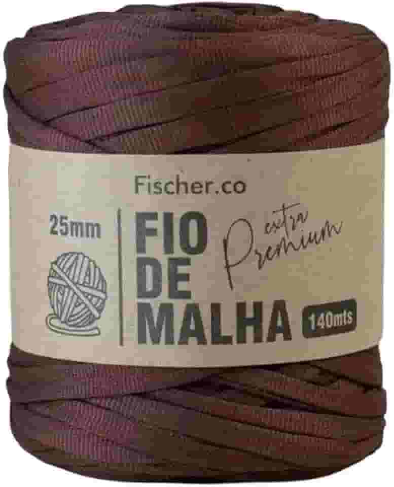 Fio de Malha Extra Premium Fischer 25mm x Rolo com 140m (21 MARROM)