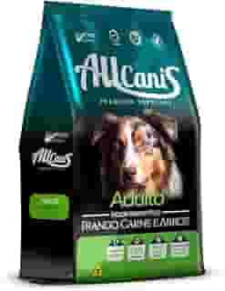 AllCanis Premium Especial Ração para Cães Adultos, Sabor Frango, Carne e Arroz 15kg