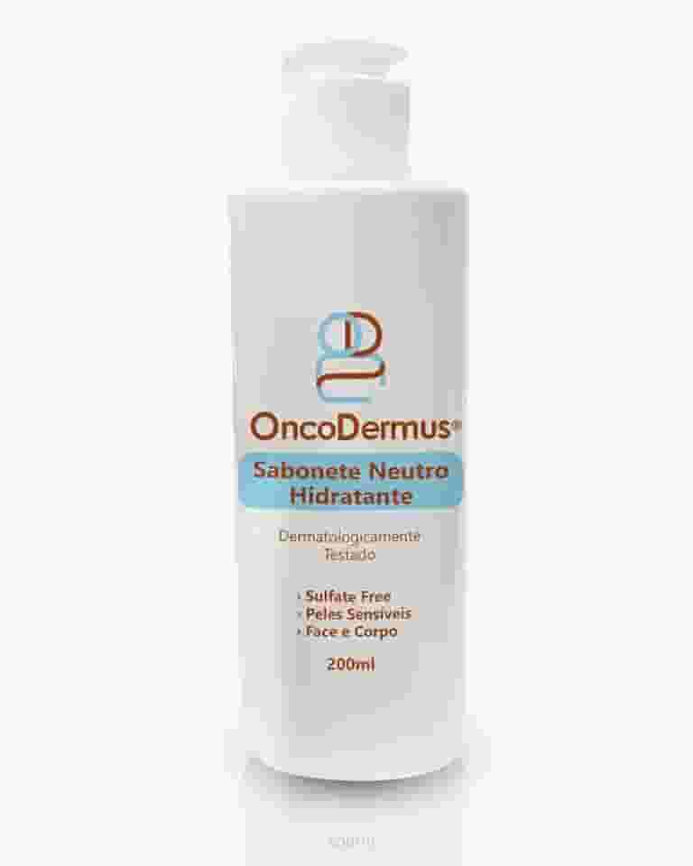 Sabonete Neutro Hidratante, Oncodermus - Para Peles Sensíveis, Face e Corpo, 200 mL